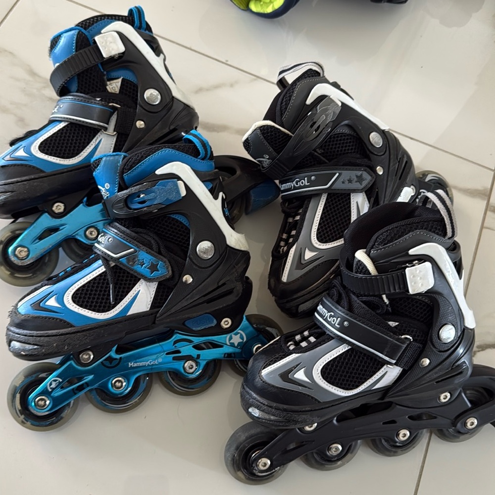 Kids rollerblades . Adjustable size 31-34 (us size 11-1)